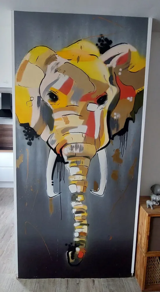 Effet décoratif mural à Awans